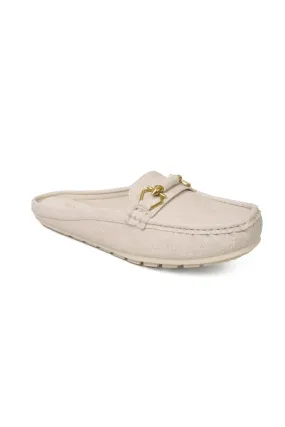 01-4812 Flat Mule Moccasin