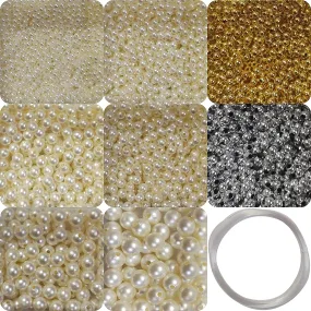 3100pcs 9-in-1 Beads Moti for Jewelry/ DIY