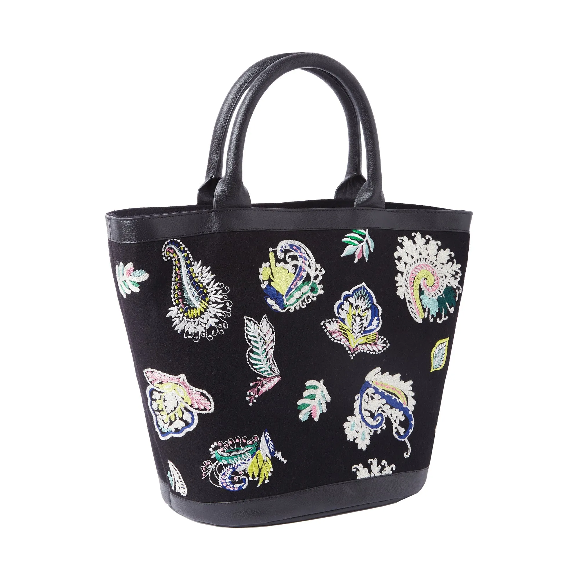 Accessorize London Women's Multi
 Embroidered Paisley Bag