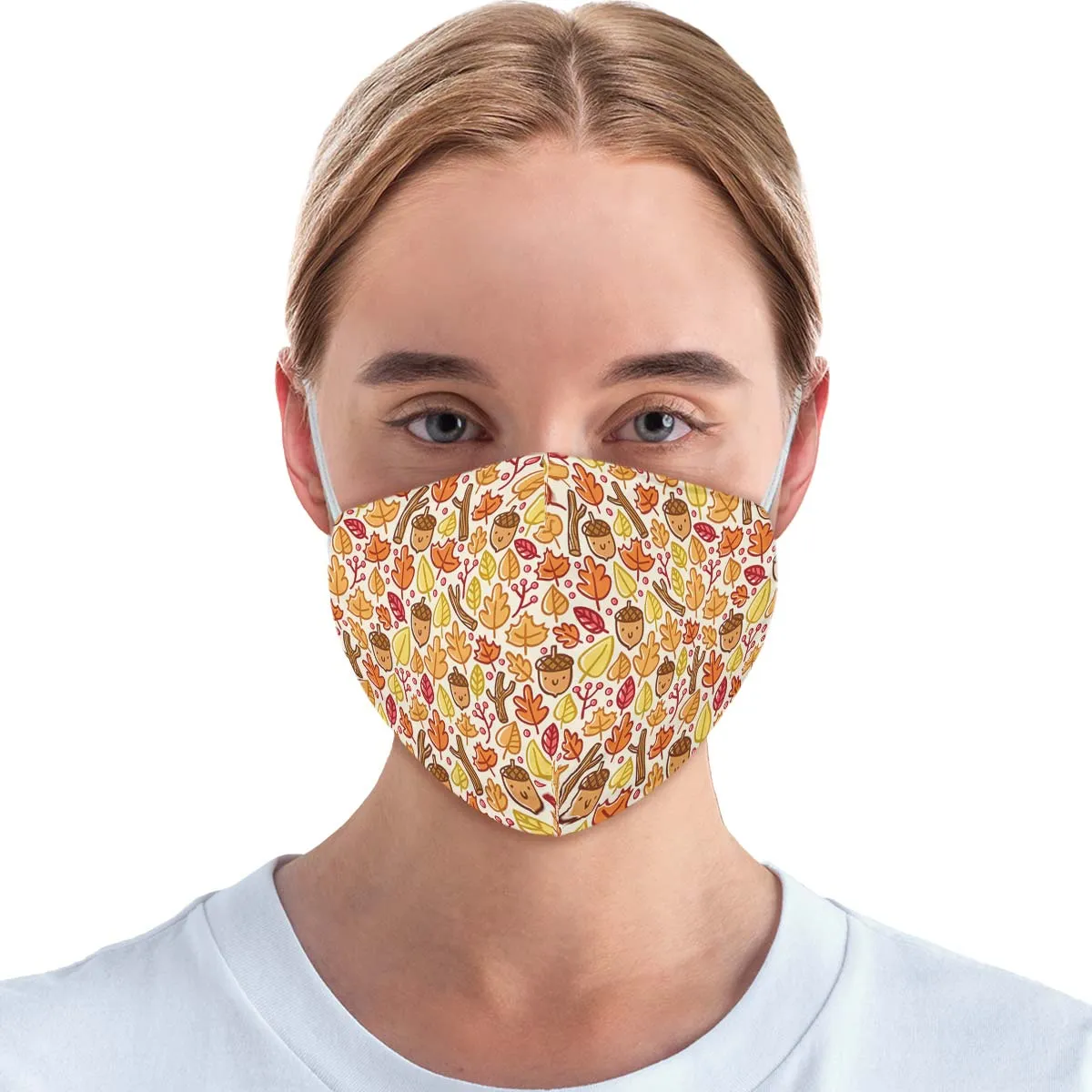 Adorable Autumn Pattern Face Cover