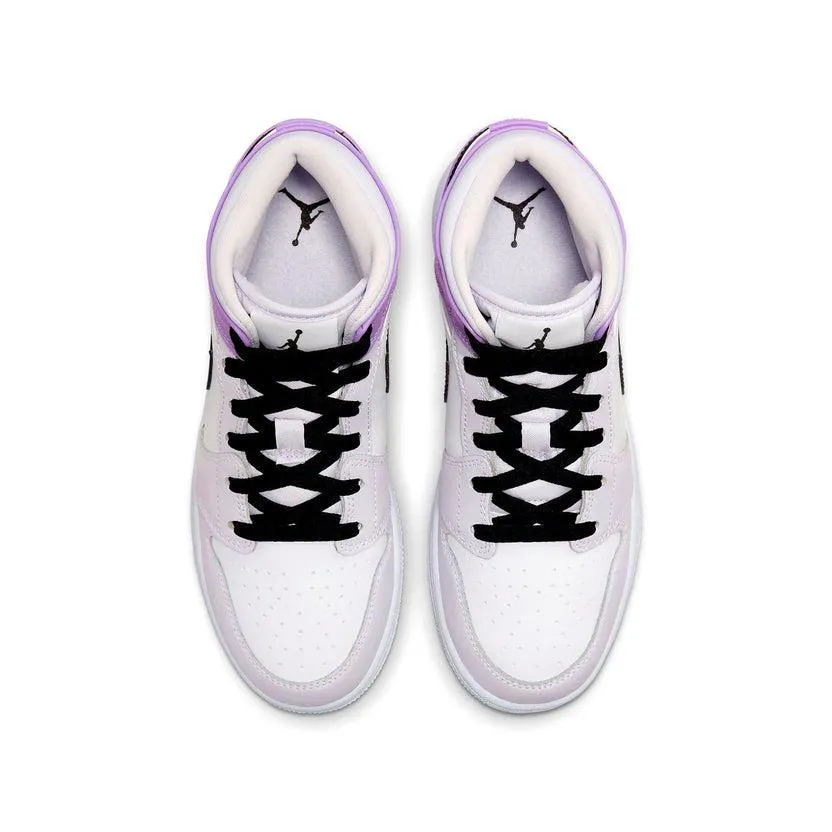 Air Jordan 1 Mid GS 'Barely Grape'