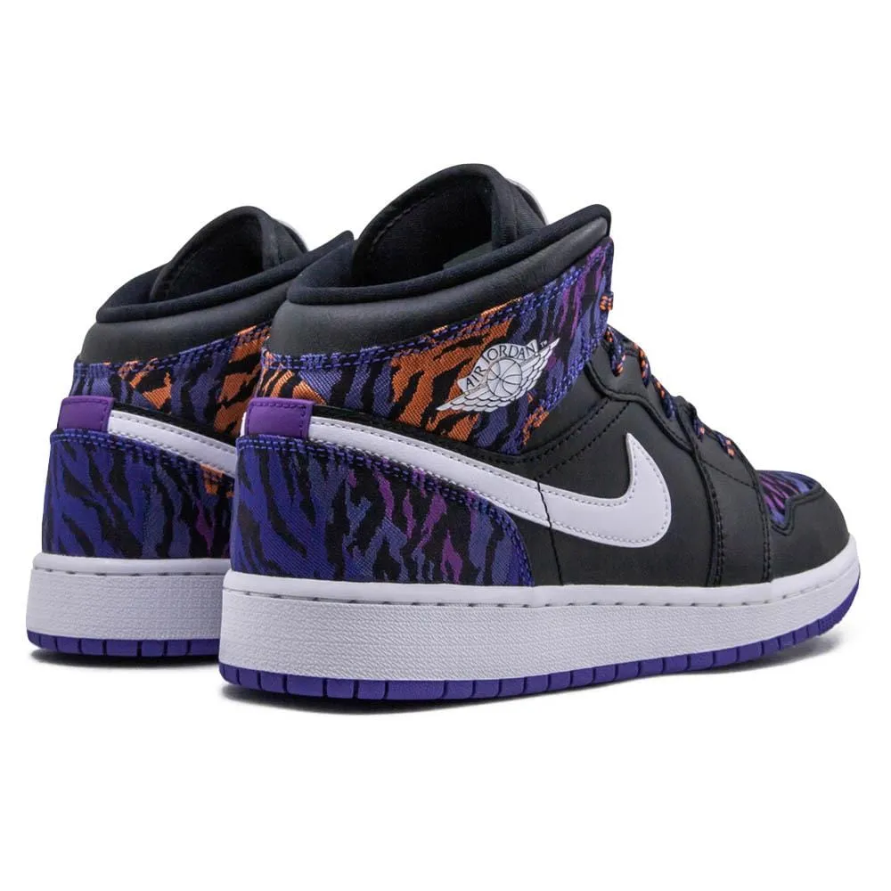 Air Jordan 1 Mid GS 'Tiger Print'