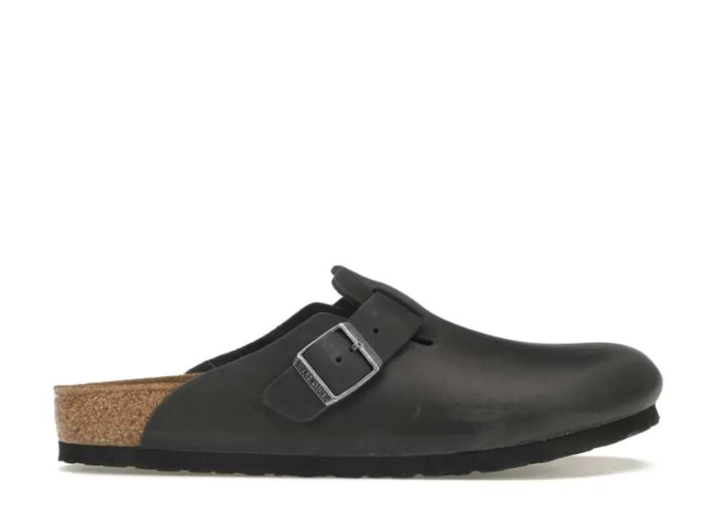 Birkenstock Boston Oiled Leather Black