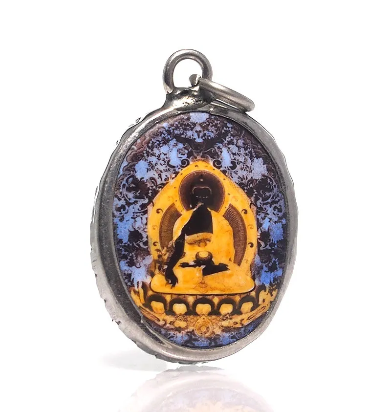 Blue Medicine Buddha Pendant