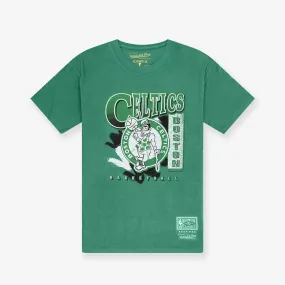 Boston Celtics Brush Off Tee - Faded Green