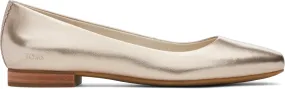 Briella Ballet Flat - Light Gold Metallic Leather