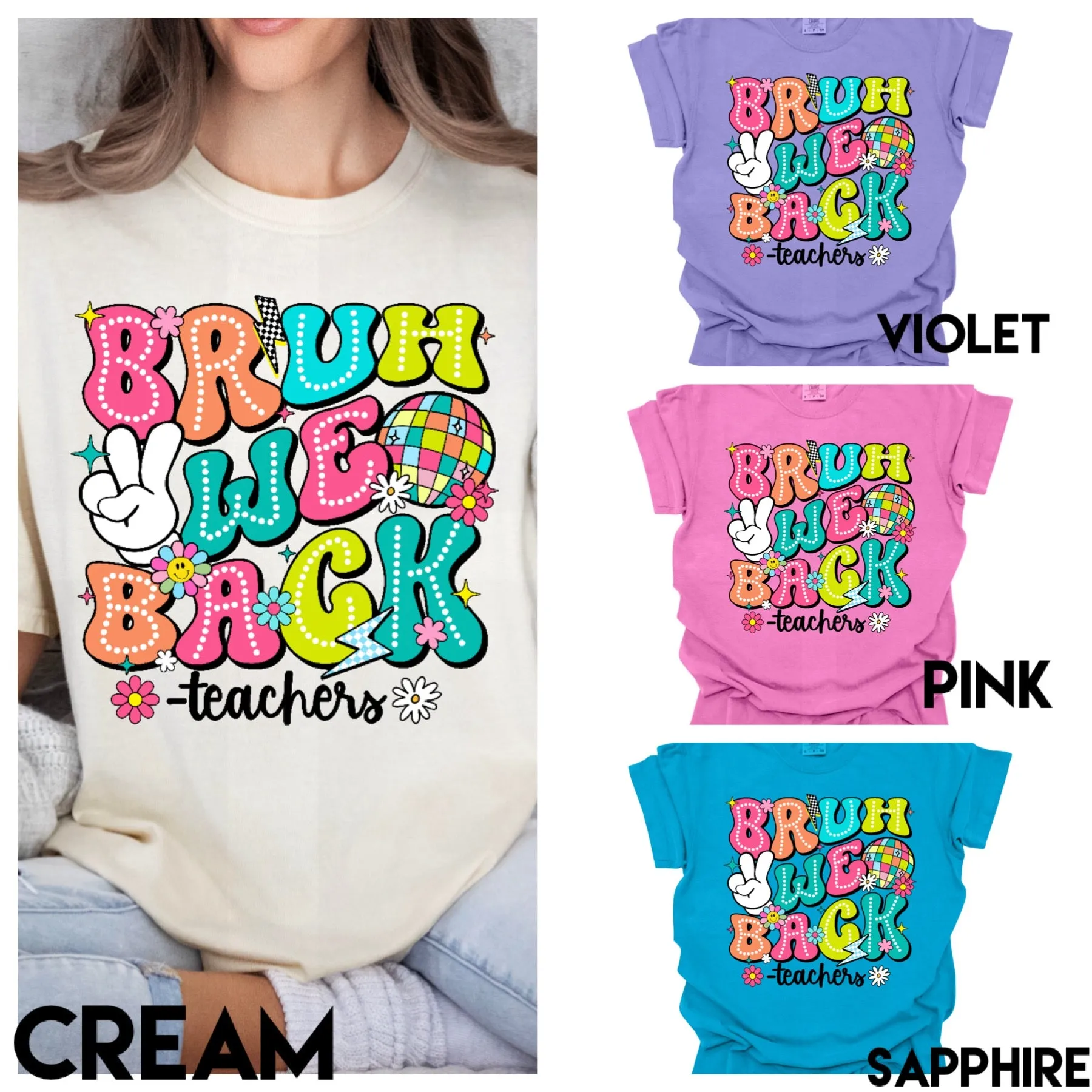 Bruh we back | Teacher Tee