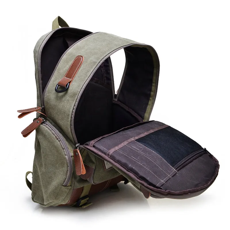 Canvas Laptop Backpack 16" | Travel Canvas Backpack