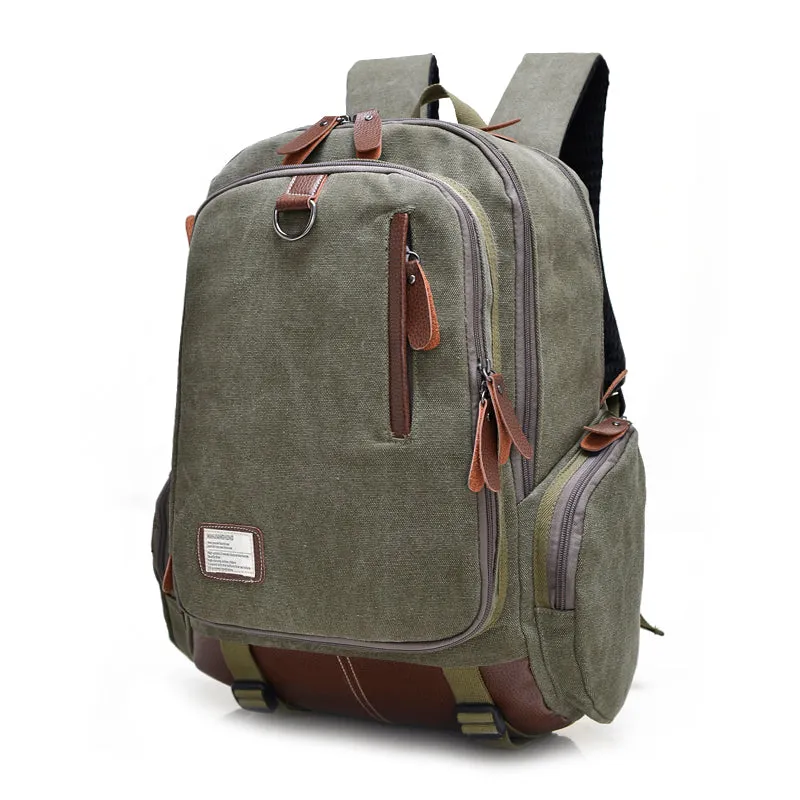 Canvas Laptop Backpack 16" | Travel Canvas Backpack