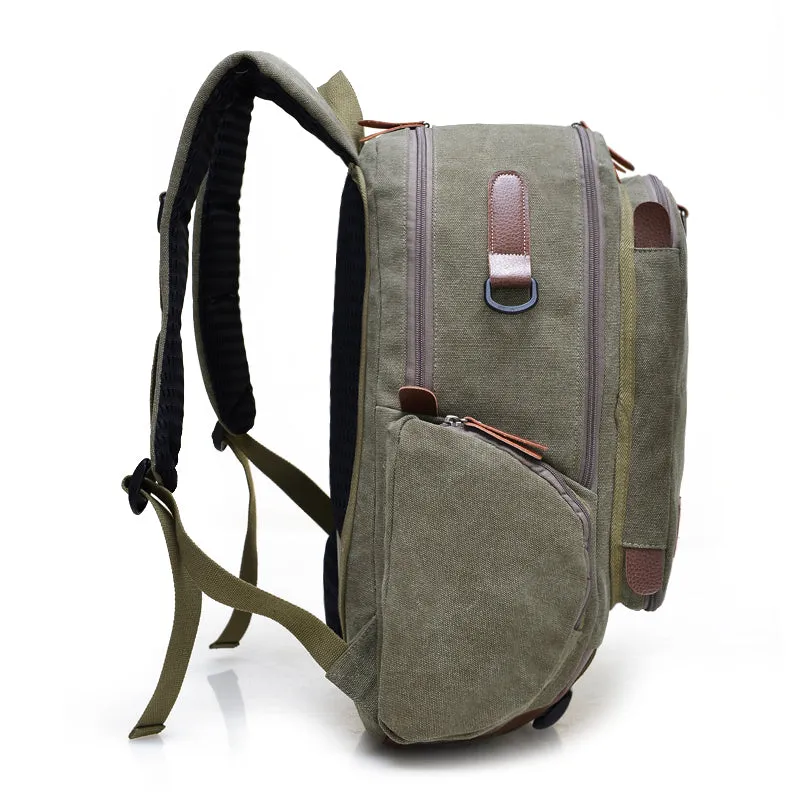 Canvas Laptop Backpack 16" | Travel Canvas Backpack