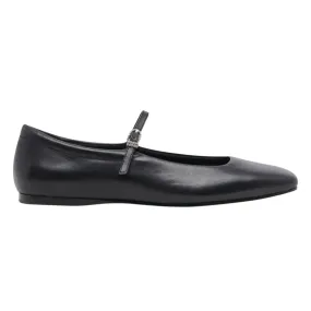 Dolce Vita Women's Reyes Ballet MJ Black Leather