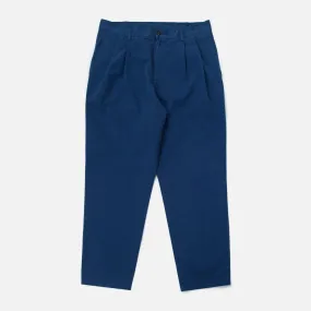 Double Pleat Chino - Navy