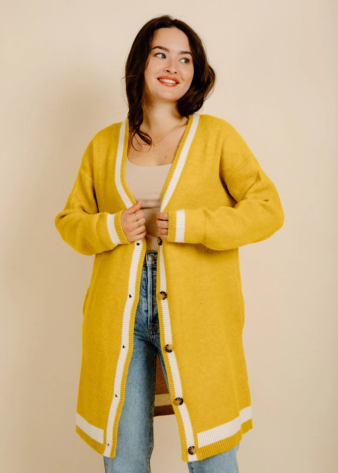 Feliz Vintage Cardigan - Yellow