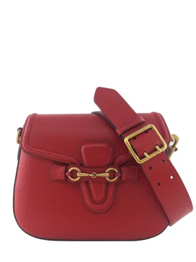 Gucci Lady Web Medium Leather Shoulder Bag