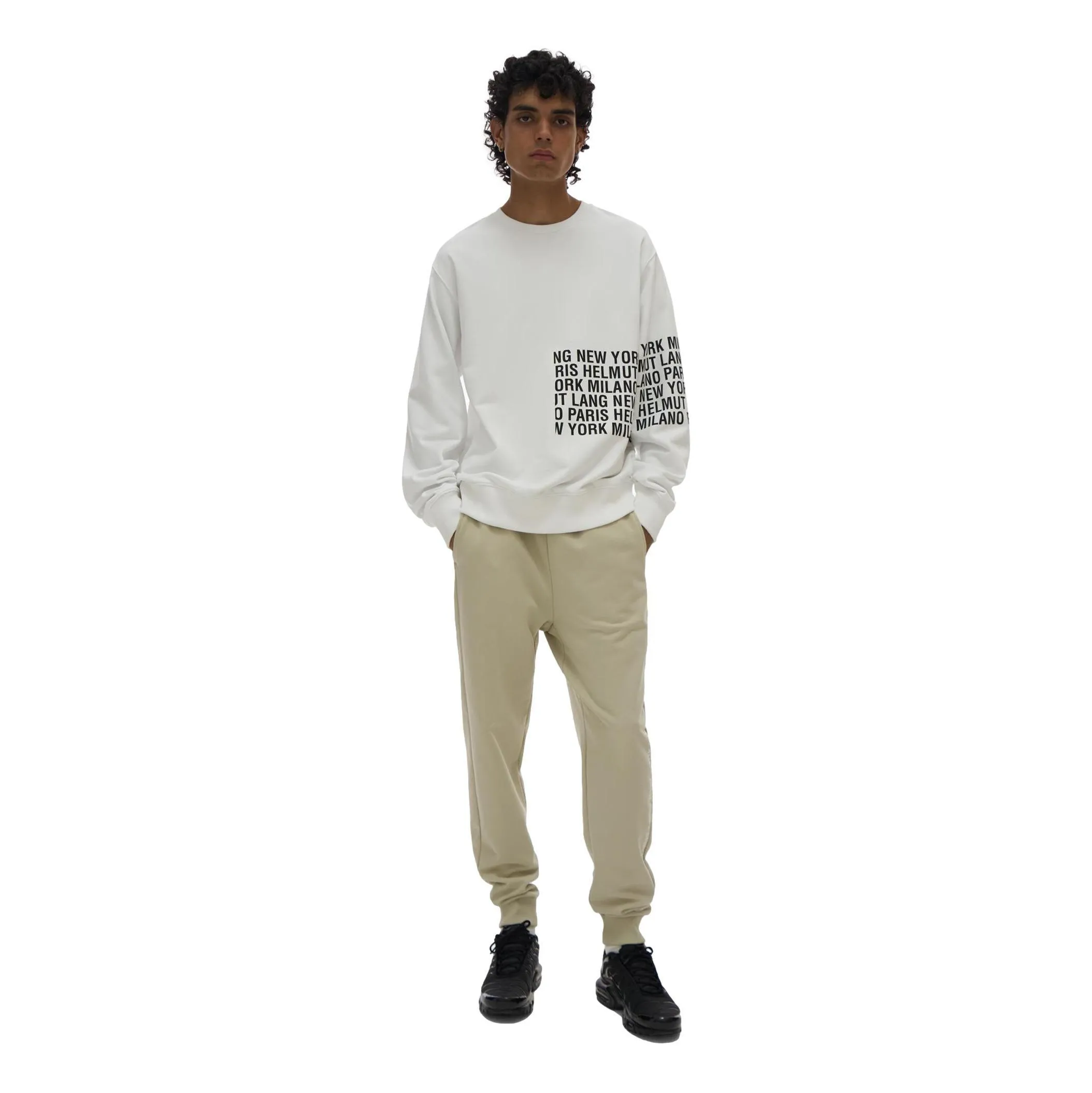 HELMUT LANG BOX LOGO SWEATSHIRT