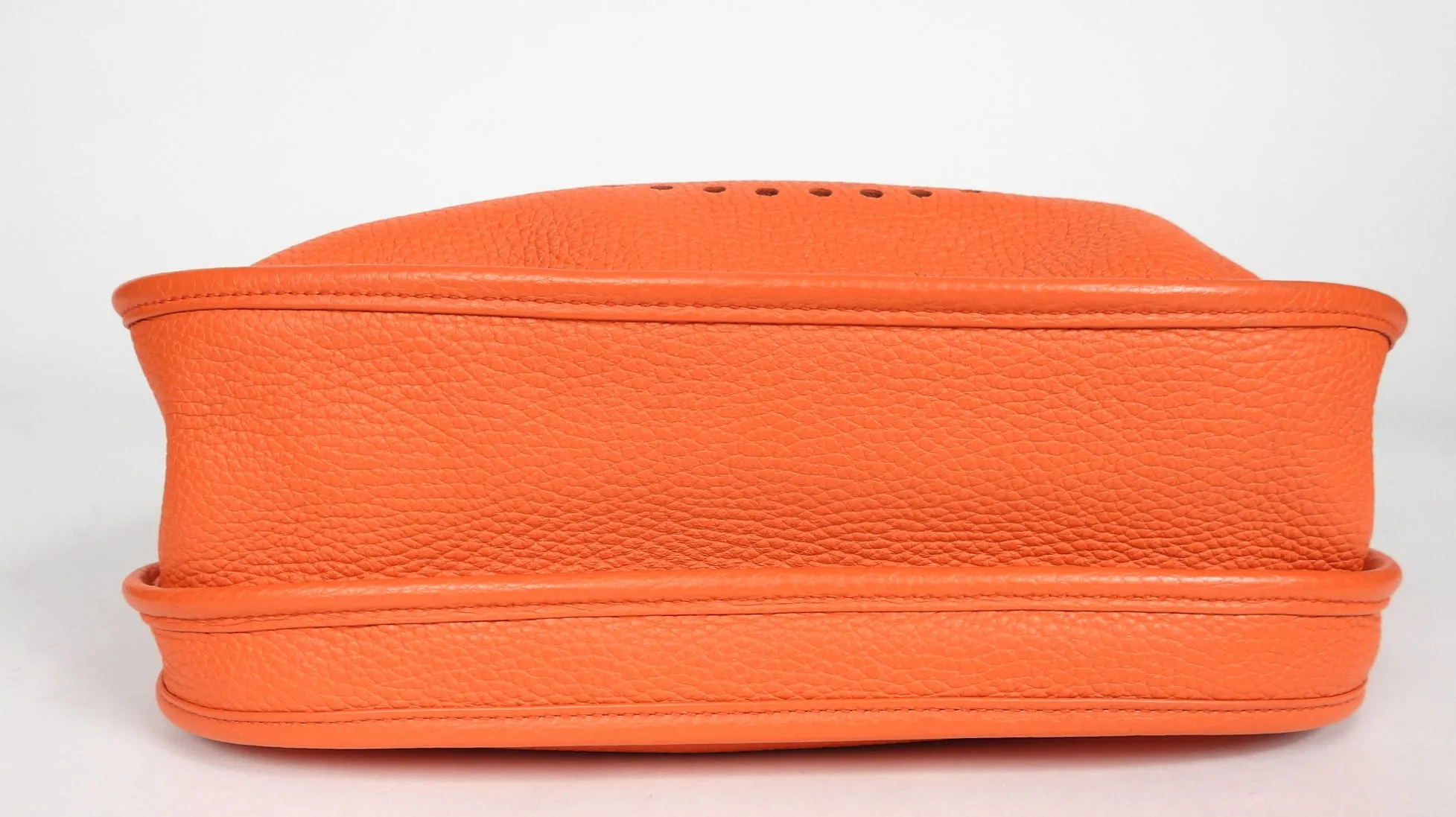 Hermes Orange Evelyne PM Crossbody Bag Clemence