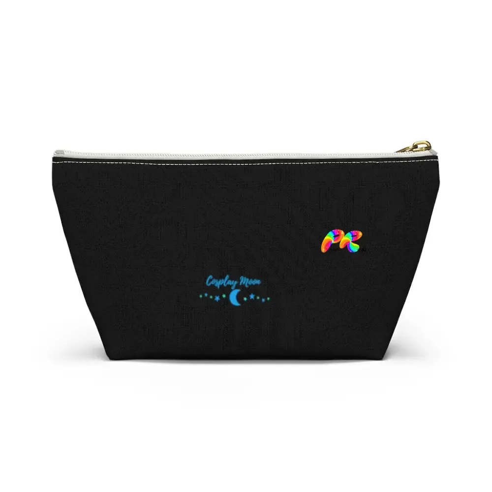 Hoops Black Makeup Bag w T-bottom