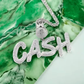 Iced Out Custom Money Bag Name Pendant