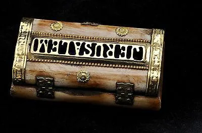 Jerusalem Fancy Jewelry Box With Gold Plated From The Holyland