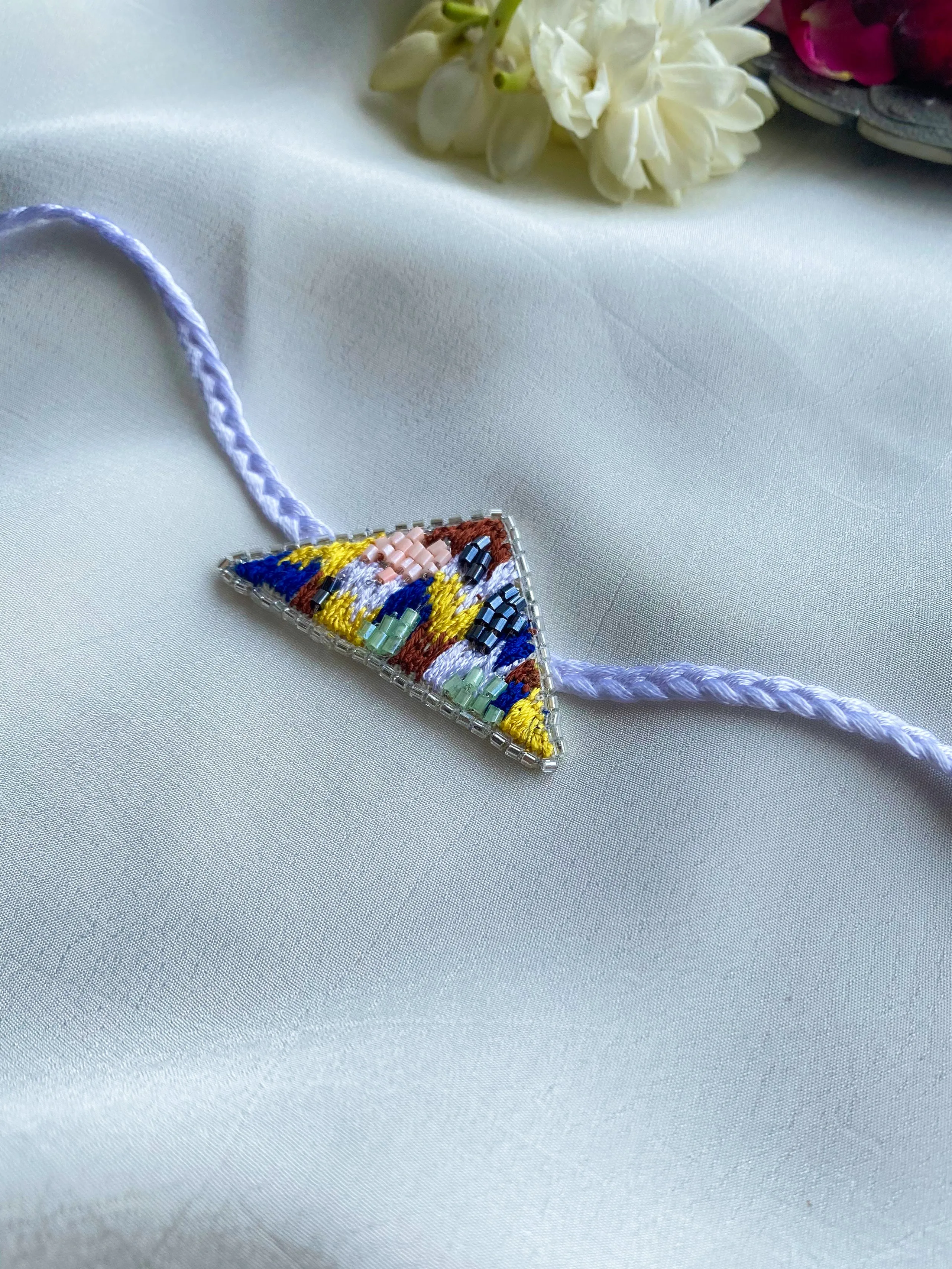 Kaleidoscope Embroidered Rakhi