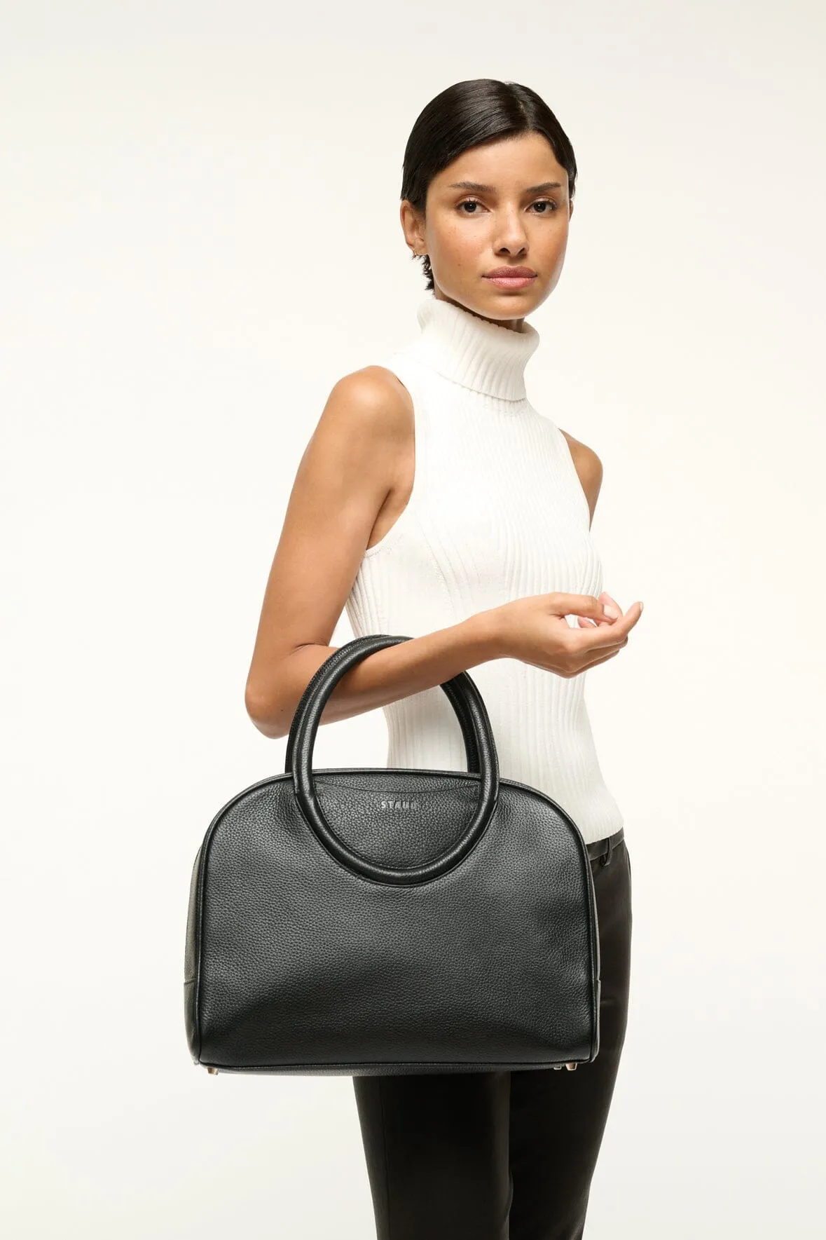 MAUDE BOWLER BAG | BLACK