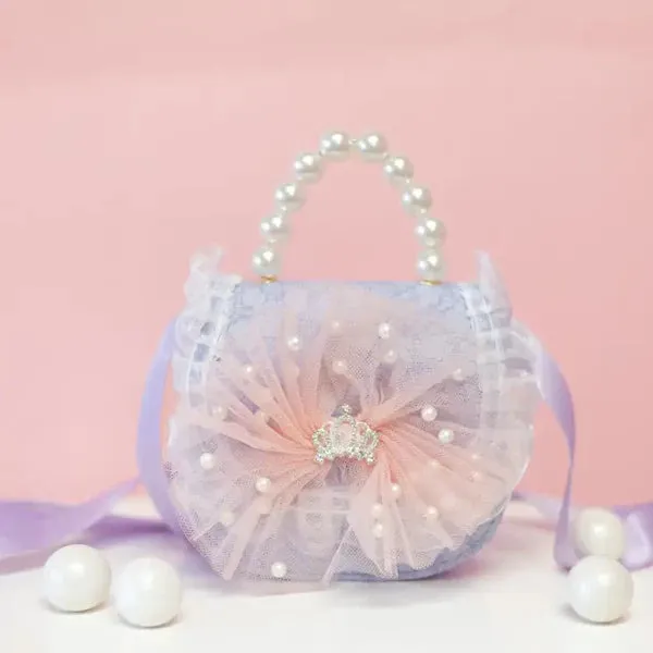 Mini Pearly Lace Crown Crossbody