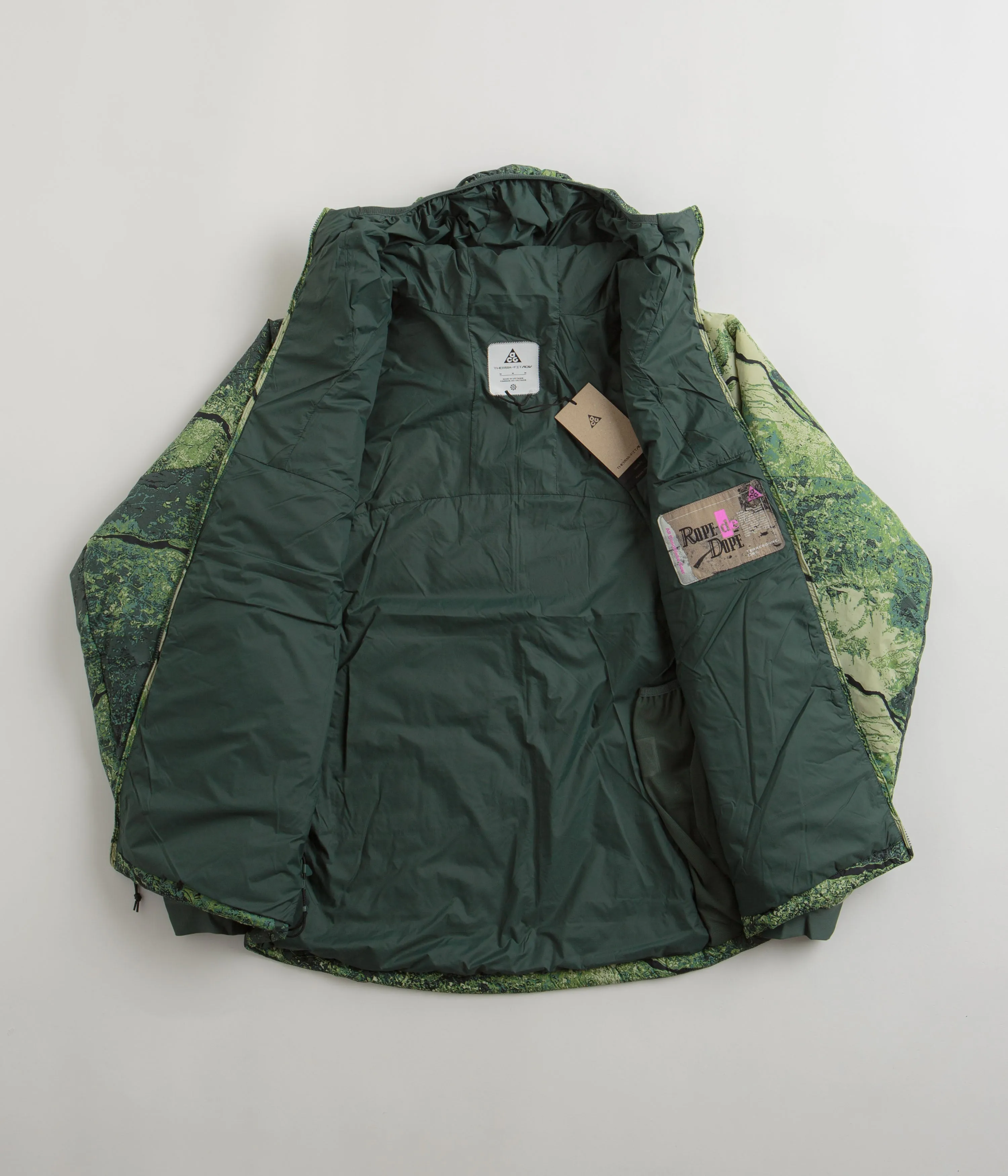 Nike ACG Rope de Dope Print Jacket - Vintage Green / Summit White