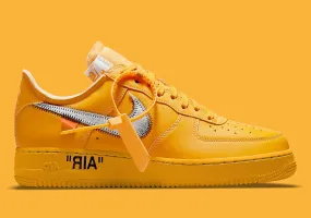 Nike Air Force 1 Low OFF-WHITE University Gold Metallic Silver