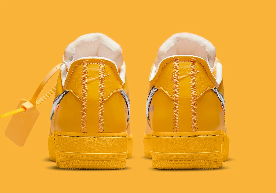 Nike Air Force 1 Low OFF-WHITE University Gold Metallic Silver