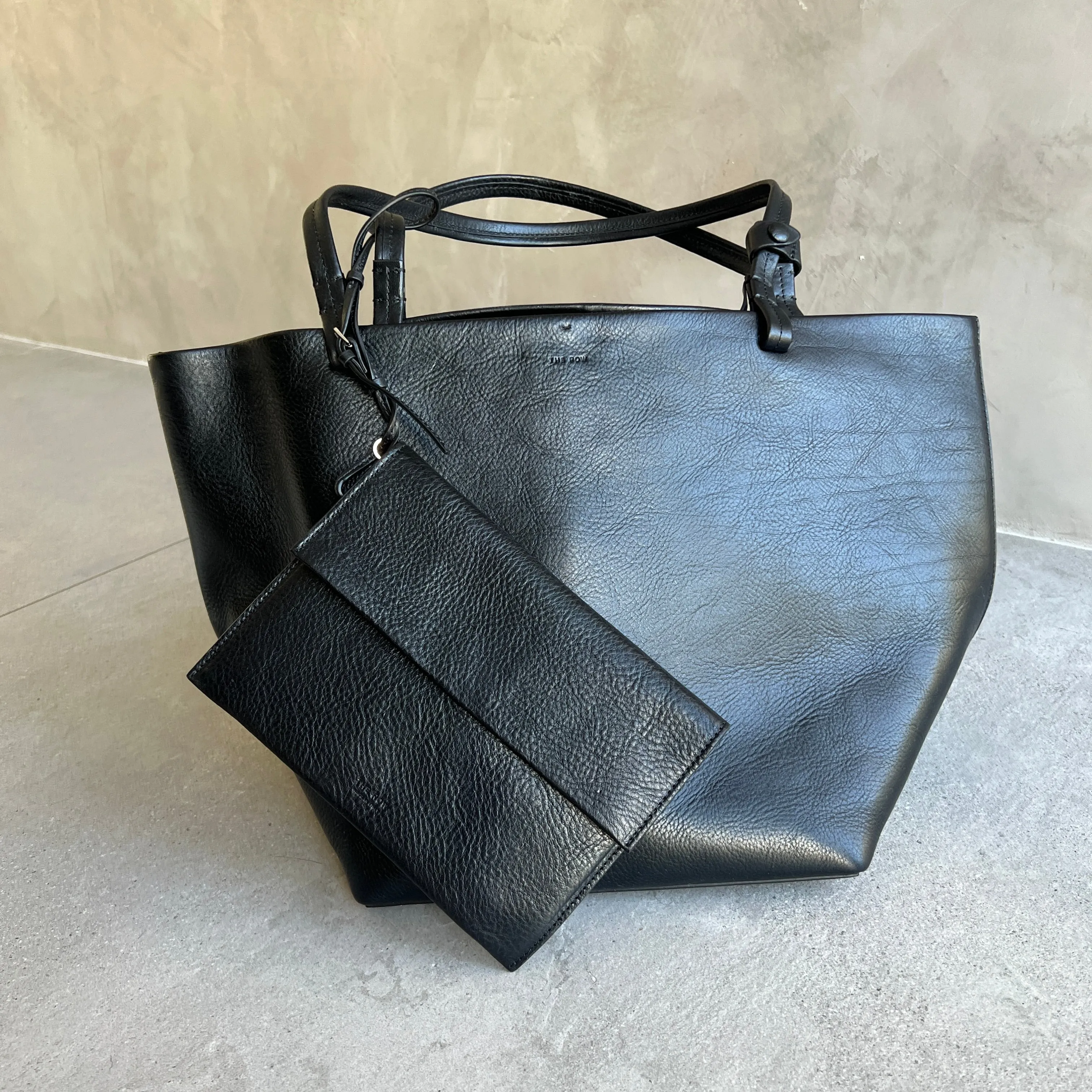 Park Tote Three, Vegetal Leather Black