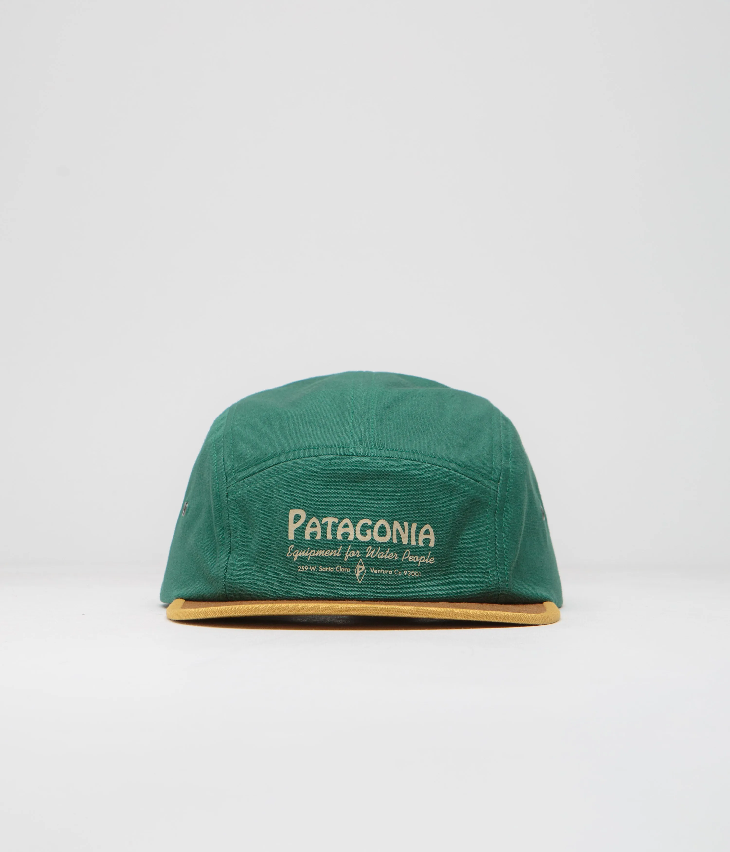 Patagonia Graphic Maclure Cap - Water People Banner: Conifer Green