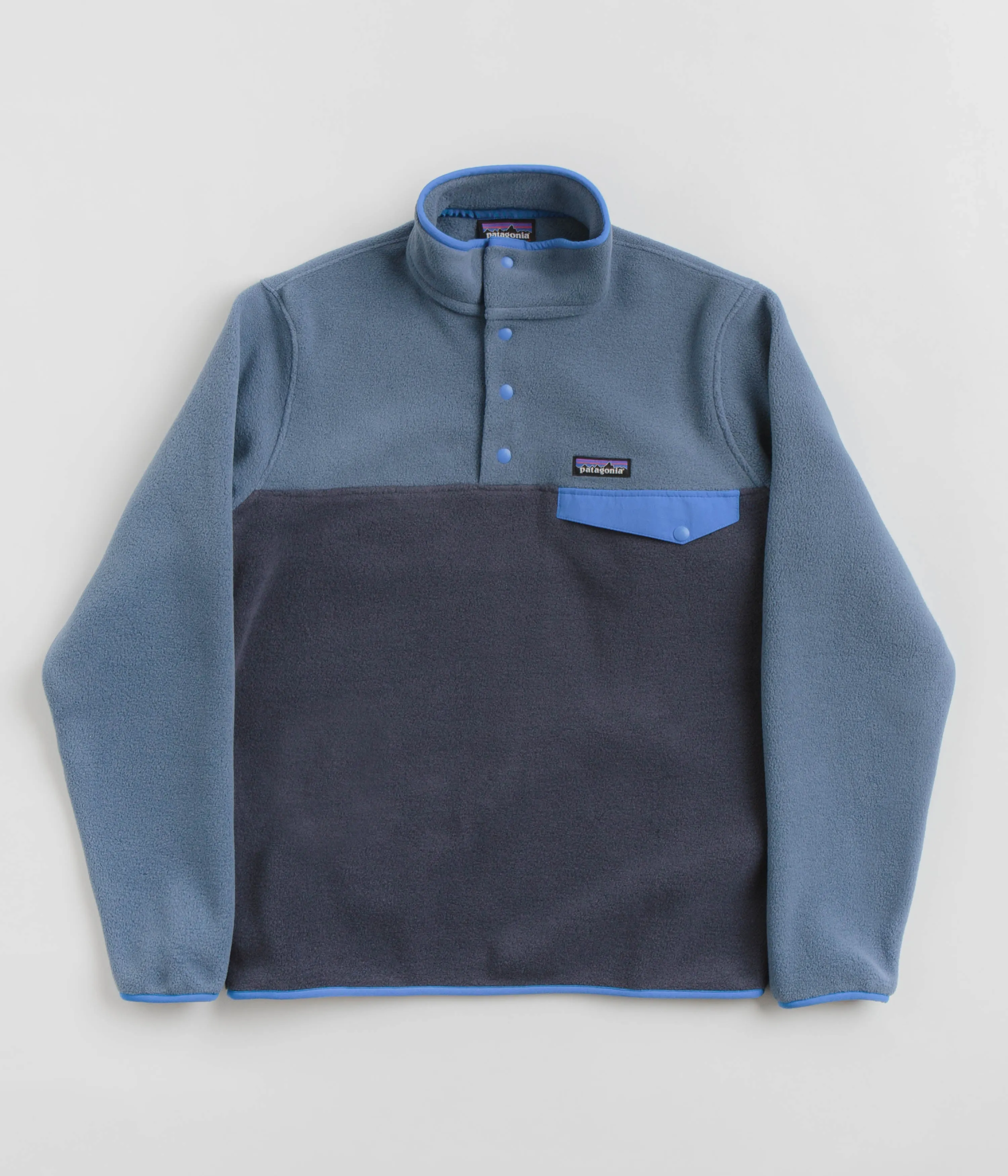 Patagonia Lightweight Synchilla Snap-T Fleece - Smolder Blue