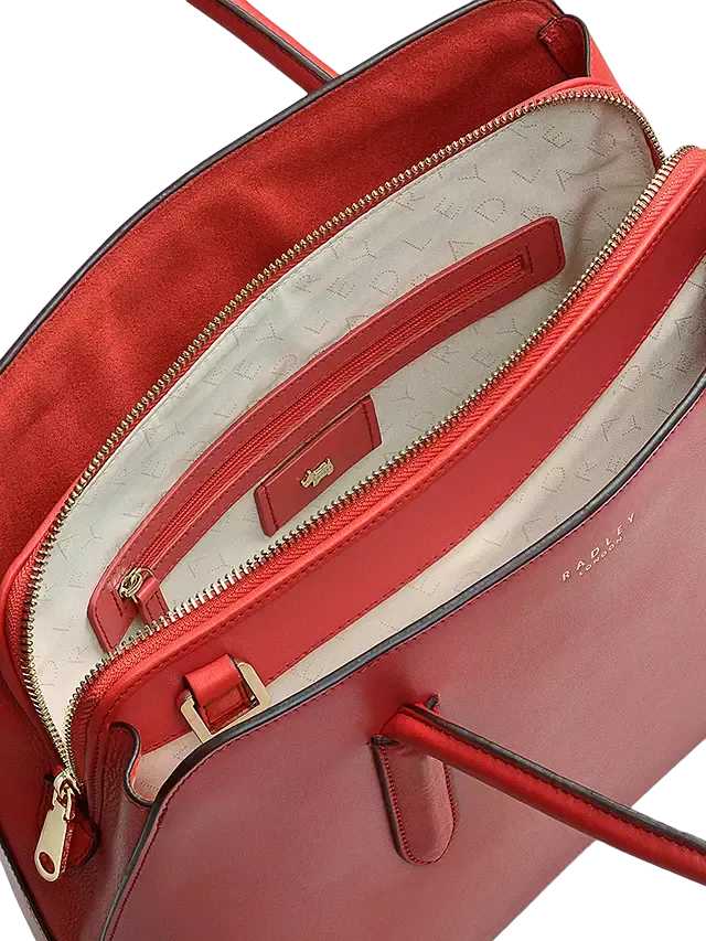 Radley London Red Coral Leather Medium Multiway Bag