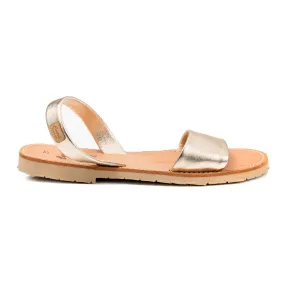 Renewed Leather Open Toe Menorcan Sandal For Women - A 1462