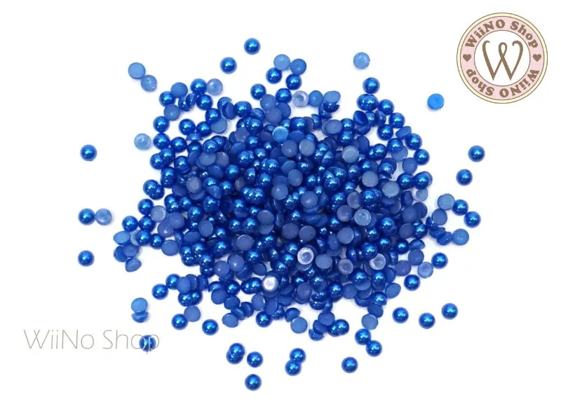 Royal Blue Half Round Pearl (1.5/2/3mm)