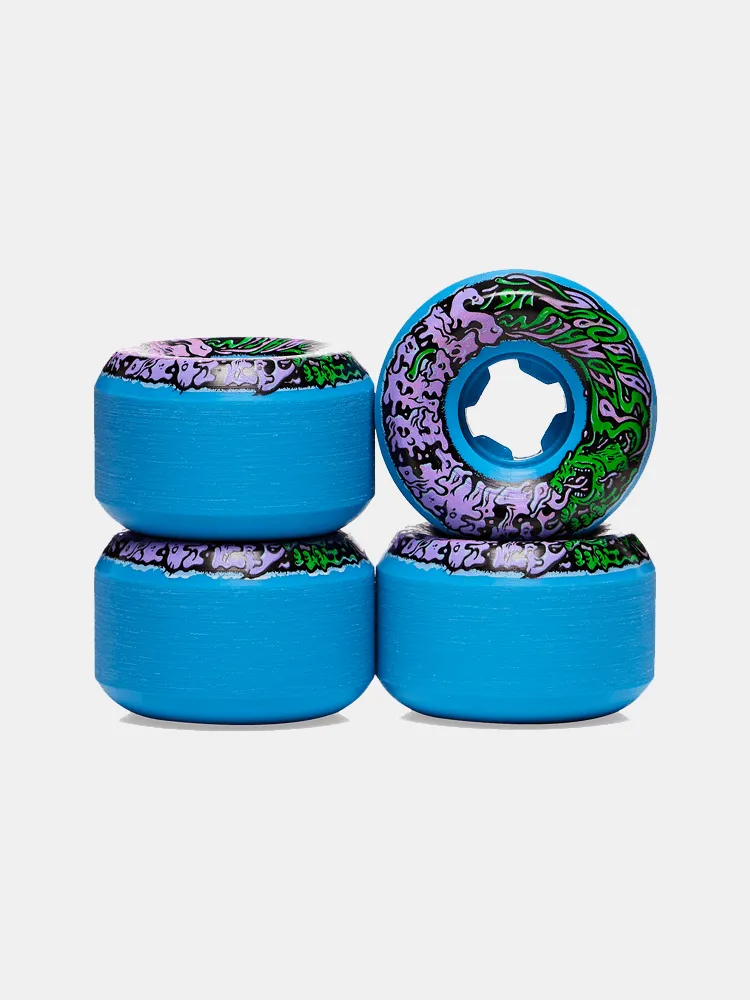 Santa Cruz Vomit Mini II 97a Slime Ball Wheels - Blue