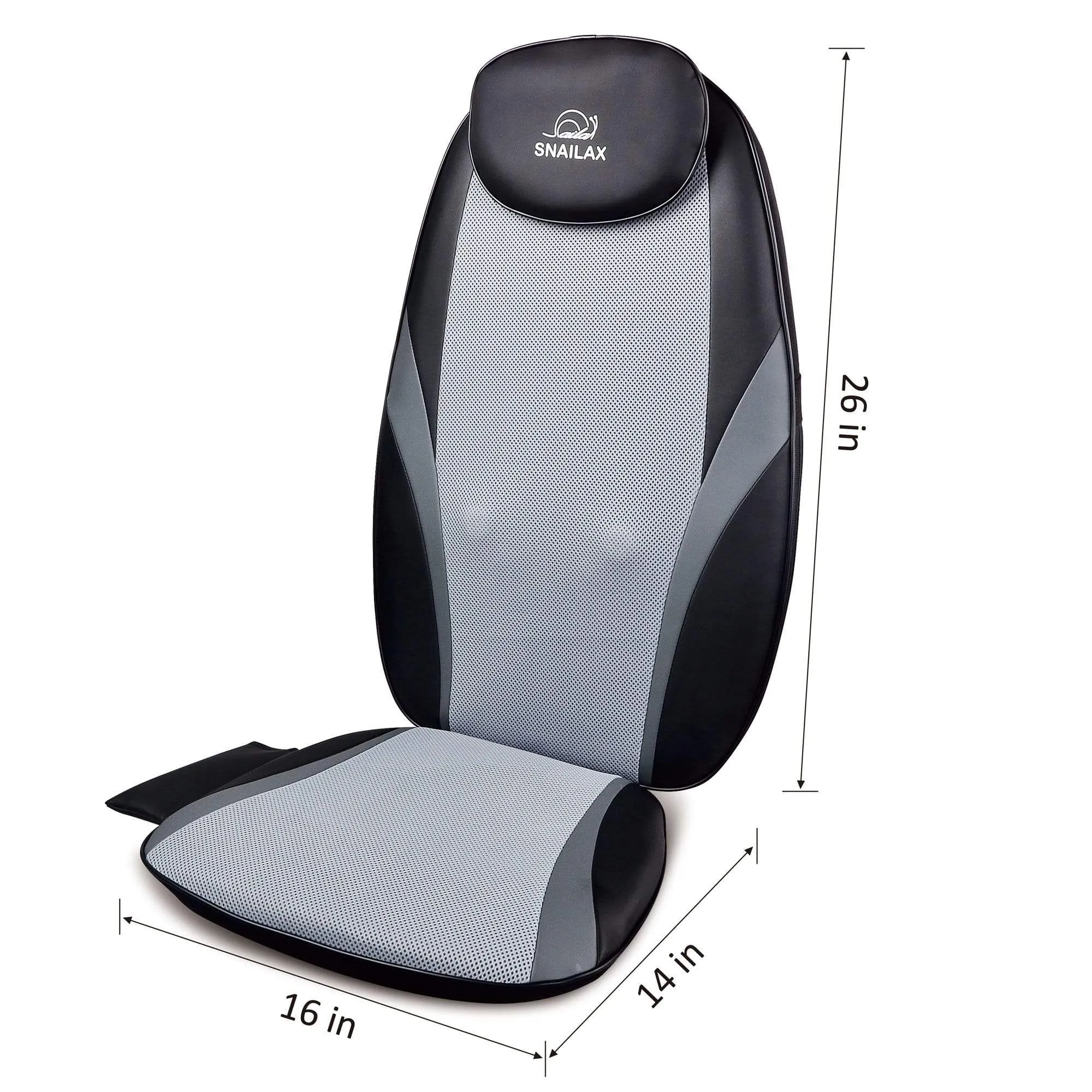 Shiatsu Back Massager with Heat & Vibration,Massage Seat Cushion - 256