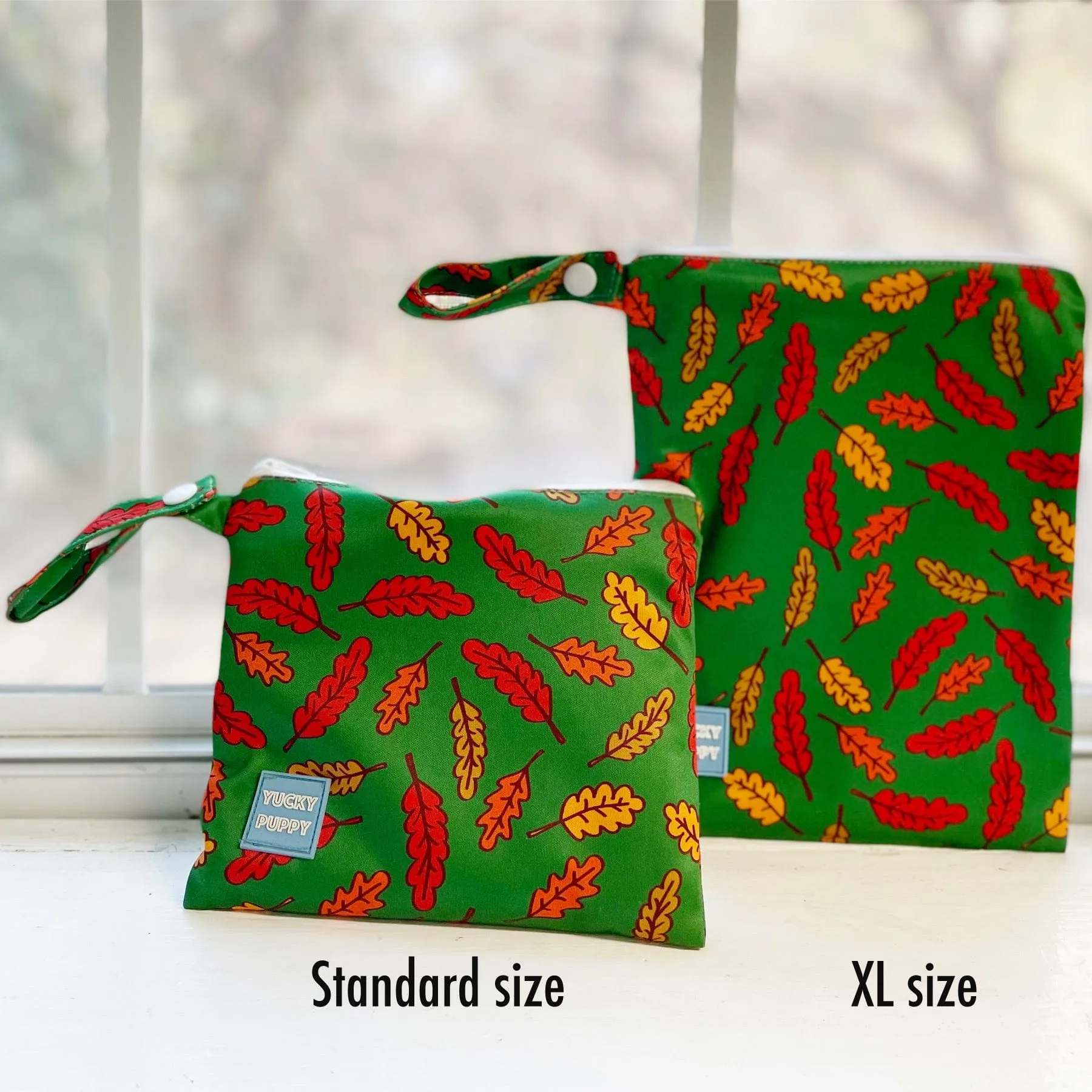 Standard   XL Fall Leaves Dog Poop Bag Holders (Set of 2 Bags)