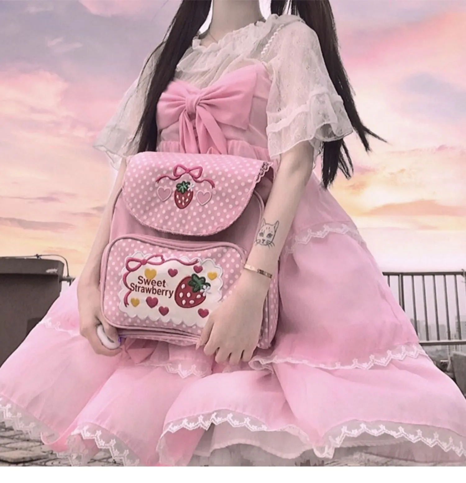 “SWEET STRAWBERRY” BACKPACK BY50023