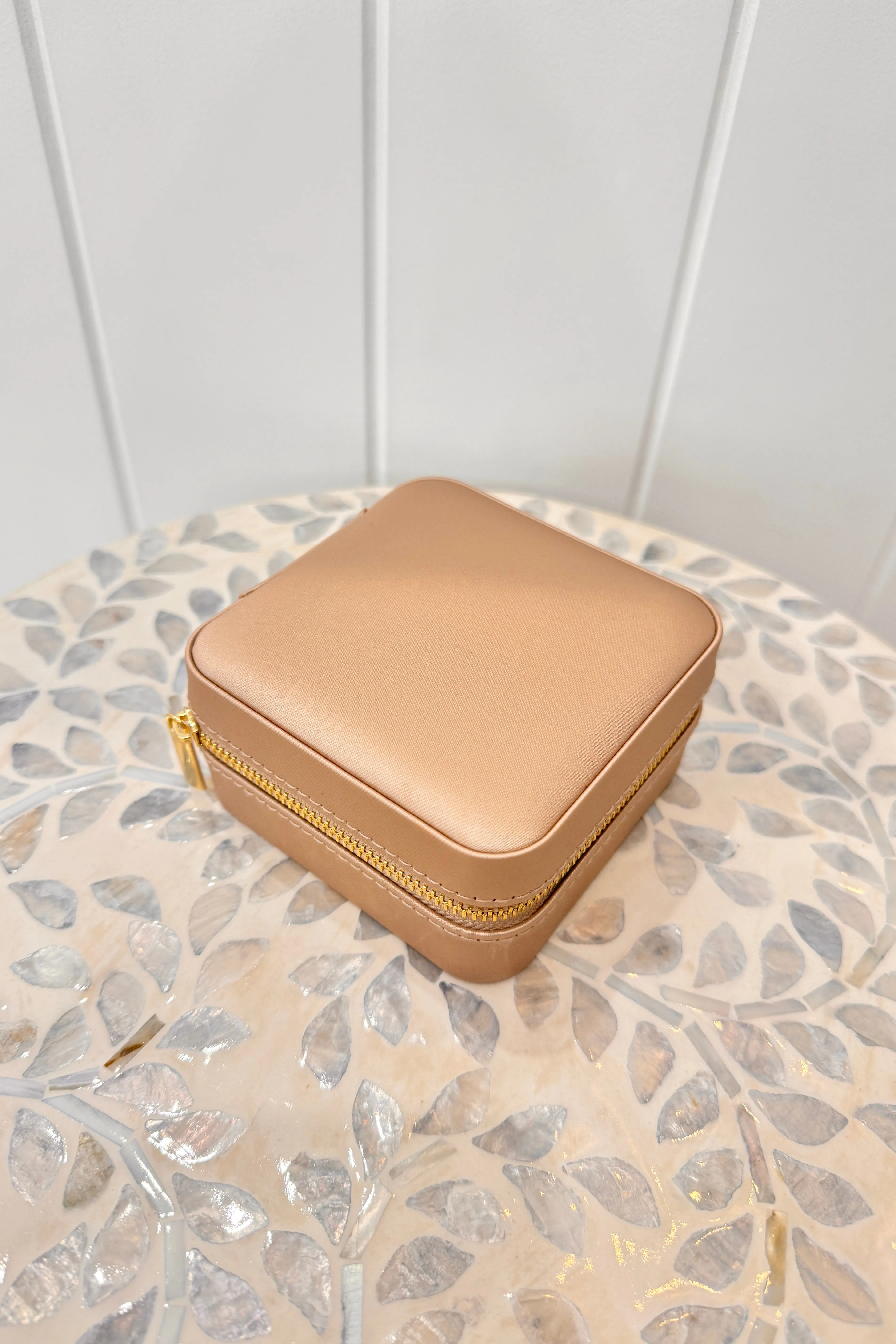 Travel Jewellery Box, Taupe